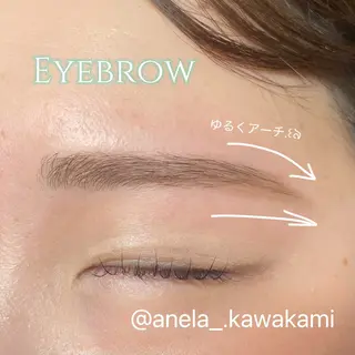 アイブロウ 🫧kawakami ANELA  東口店のマツエク・マツパデザイン