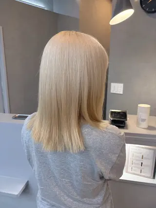 ミディアム カラー GISEL 小倉のヘアスタイル