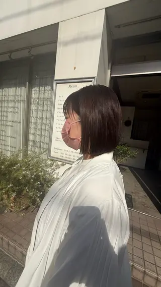 ショート 【透明感カラー】 上村響月のヘアスタイル