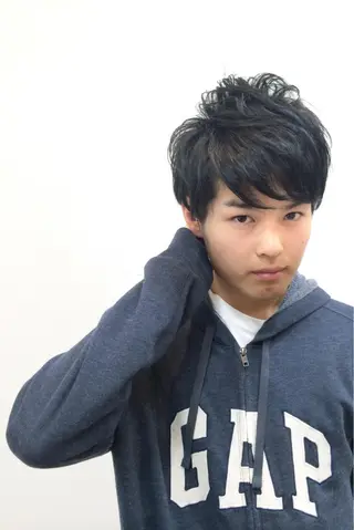 ショート パーマ メンズ カッサスパ はなのなのヘアスタイル