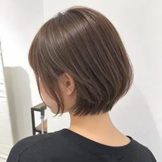 ショート 韓国ヘア🇰🇷／ 艶カラー鈴木萌愛🩶のヘアスタイル