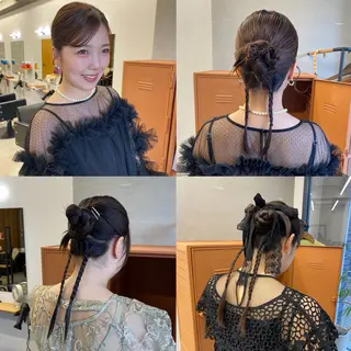 ヘアアレンジ お呼ばれヘア｜ 金山｜山本夏菜のヘアスタイル