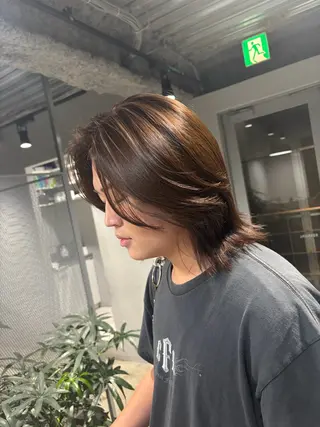 ミディアム カラー ナチュラルカラー/ ワンカラー/あんりのヘアスタイル