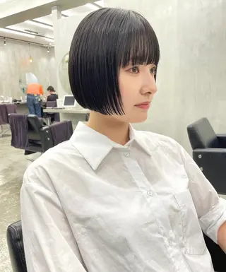ショート 👑ボブはお任せ ミヤノ👑のヘアスタイル