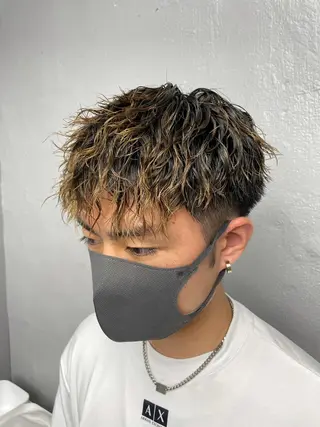 ショート カラー パーマ メンズ 🍃メンズヘア🍃 セヤシュウヘイのヘアスタイル