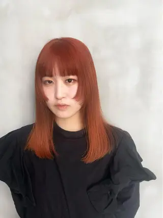 カラー 茉樹@pullnoc /新宿/ボブ/モードのヘアスタイル