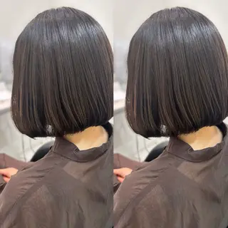 ミディアム 艶カラー/縮毛矯正 asukaのヘアスタイル