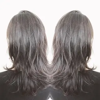 ミディアム パーマ 💗大人艶×髪質改善 カラー💗AYAKIのヘアスタイル