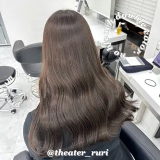 ロング カラー ふわっと抜け感🫧 ブラウンベージュ🤎のヘアスタイル