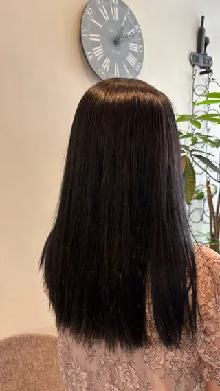 ロング オオミチ ワカナのヘアスタイル