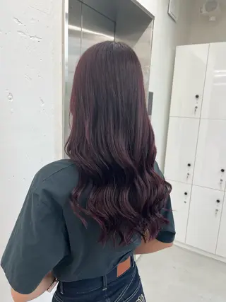 ロング カラー 🫧‪Ameri🫧 Emma ecoleのヘアスタイル