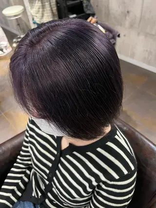 ショート カラー ミルクティーハイトー ン💖Mikaのヘアスタイル