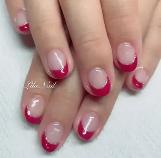 ネイル モチの良さ◉ フィルインネイル♡のネイルデザイン