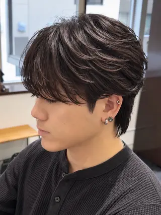 ショート パーマ メンズ est-r. Shionのヘアスタイル