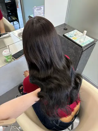 ロング カラー 透明感カラー×顔周り mizuki🫧のヘアスタイル