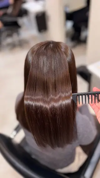 ロング パーマ 横嶋 倫のヘアスタイル