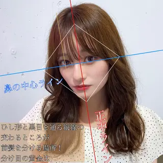 ロング カラー 新宿/韓国風レイヤー 髪質改善/渋谷直樹のヘアスタイル
