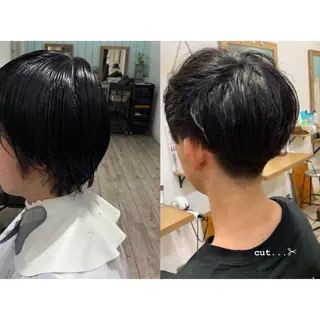 ミディアム ハイレート🤍🫧 池田のヘアスタイル