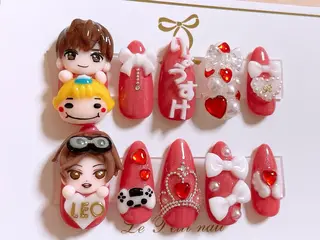 ネイル 大分市推し活ネイル 🎀ライブ・現場前にのネイルデザイン