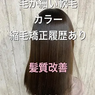 ロング パーマ 勝河 怜楊のヘアスタイル