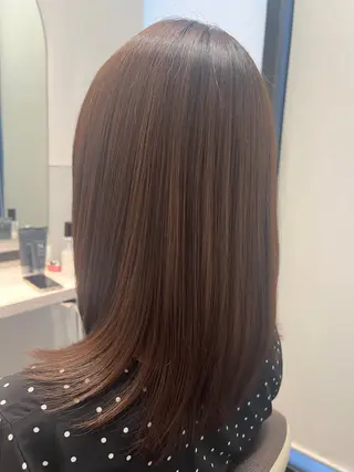 ロング カラー 藤井 仁紀のヘアスタイル