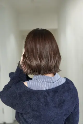 ミディアム カラー 髪質改善/透明感 松下喬亮のヘアスタイル