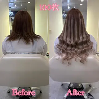 ロング シールエクステ ♡SAORI♡のヘアスタイル