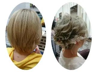 ヘアアレンジ ショート カラー asami ☆ミのヘアスタイル
