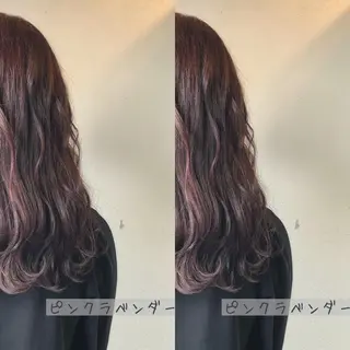 ミディアム カラー あさだ しゅうたろうのヘアスタイル