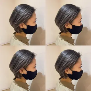 ショート カラー レイヤー×艶髪特化 マネージャー安藤光司のヘアスタイル