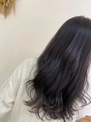 ロング カラー 銀座メンズ専門🖤 叶奈々のヘアスタイル