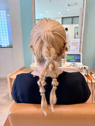 ヘアアレンジ U24✨️0円モデル 🎀藤村音寧🎀のヘアスタイル