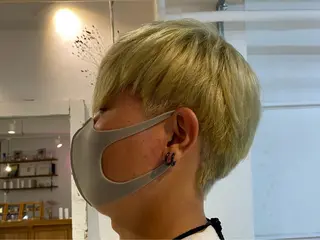 ショート カラー メンズ Mizuki Yajimaのヘアスタイル