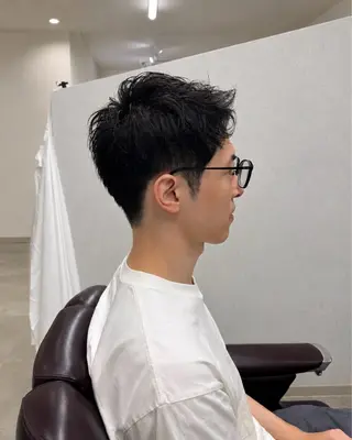 ショート メンズ 梅本 淑人のヘアスタイル