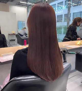 ロング ゆな💚髪質 改善ストレート🍓のヘアスタイル
