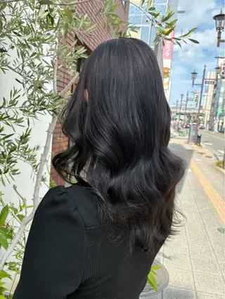 ロング ✨️ 藤田 輝 ✨️カラーモデル募集のヘアスタイル