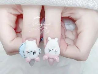 ネイル 🎀Reina🎀 長さ出し新宿のネイルデザイン