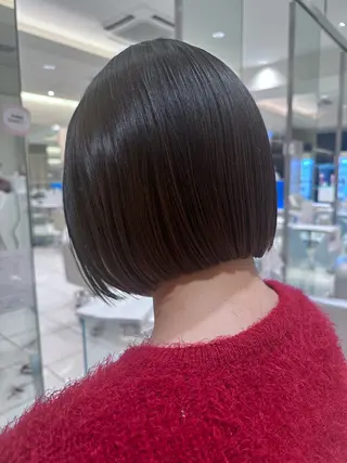 ショート 松下仁美 /ボブ顔周りレイヤーのヘアスタイル