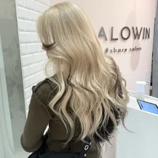 ロング カラー ハッシュカット /MANAMIのヘアスタイル