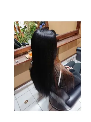 ロング 青山 早智子のヘアスタイル