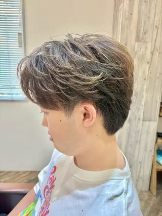 パーマ メンズ 肥後 力のヘアスタイル
