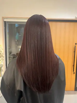 ロング 米澤 奈央のヘアスタイル