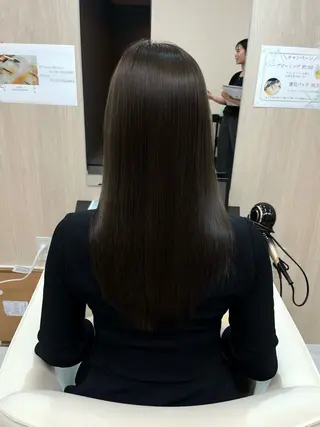 ロング カラー 中村 佳歩のヘアスタイル