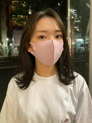 ミディアム 🧚🏼ボブパーマ 歩美のヘアスタイル