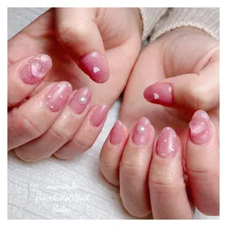 ミディアム ネイル 🐾enen style 🐾のネイルデザイン