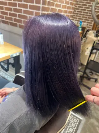 セミロング カラー 🦋店長🦋 ほんさわ みずきのヘアスタイル