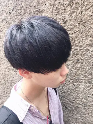 ショート カラー パーマ ヘアアレンジ メンズ ちこ .のヘアスタイル