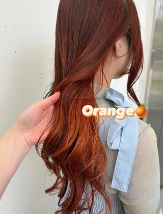 ロング カラー 🫧‪Ameri🫧 Emma ecoleのヘアスタイル