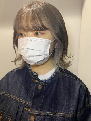 ミディアム moanin モーニンのヘアスタイル