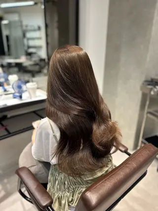 ロング カラー caho／大阪梅田 韓国ヘア♡のヘアスタイル
